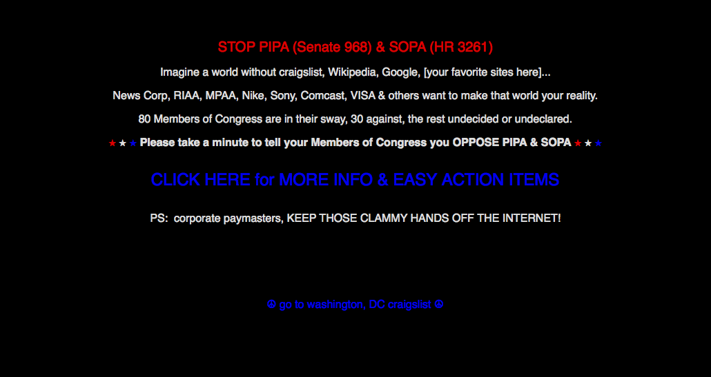 How a Nation Got Educated About SOPA and PIPA